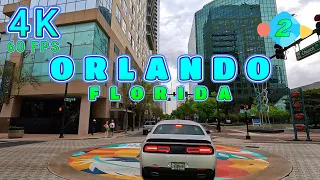 Orlando Drive during a Thunderstorm Part 2/4, Florida USA 4K-UHD