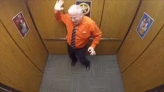 Sheriff's Deputy Gets Caught Dancing in the Office Elevator