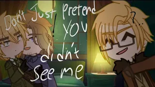 DON'T JUST PRETEND YOU DIDN'T SEE ME!! | Hetalia | FrUk | Gacha Club