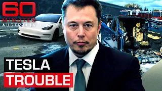 Elon Musk and Tesla facing questions over safety of self-driving cars | 60 Minutes Australia