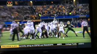 Baylor Kicker Gets FG Attempt Blocked and Bell Rung