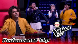 Simran v/s Mayur v/s Hilson "Aatma ma" |The Voice Kids - 2021