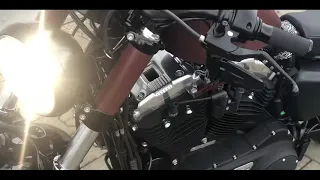 Harley Davidson 2018 Sportster 48 Custom Porn in CHERRY German customize made by FLYWHEEL-DESIGN