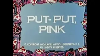 Pink Panther: PUT-PUT, PINK (TV version, laugh track)