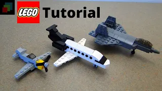 Mini Lego Vehicles Tutorial Part 3: Planes