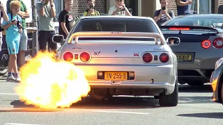 Supercars Revving at Car Meet - Straight Pipe 812, Capristo Aventador, 2 Step Skyline, 1000HP RS6 C7