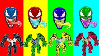 TEBAK GAMBAR 🚽 NEW Venom VS Skibidi Toilet! Cartoon Avengers | SuperHeroes Hulk Spider-Man Batman