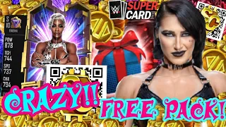CRAZY *FREE* ENIGMA TIER *FREE* GIFT!! QR CODES! WWE SuperCard