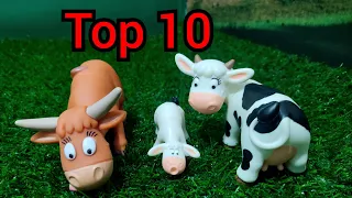 vídeos mais assistidos da fazendinha de brinquedo top 10 parte 2