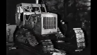 Т-100МGP, Т-100МB and Т-100М tractors. А manufacturing process. Chelyabinsk, Russia. (c.1975).