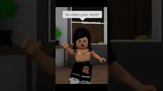 When You Don't Want To Clean Your Room (meme) ROBLOX #shorts