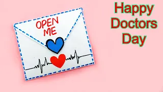 How To Make Doctor Themed Card | Doctor Day Card | Thank You Card For Doctors & Nurces