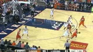 Clemson vs Virginia Men's Basketball Highlights