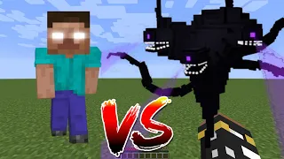 what if you create a HEROBRINE BOSS VS WITHER STORM in MINECRAFT