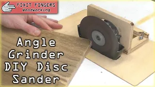 Turn an Angle Grinder into a DIY Disc Sander