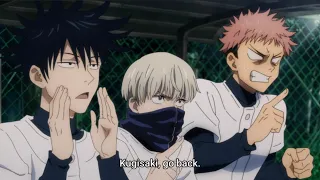 [Jujutsu Kaisen Ep 21] Gojo Satoru plays baseball with the Jujutsu Tech High & Kyoto Students #jjk