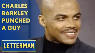 Charles Barkley Punched A Guy | Letterman