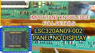 Led tv panel LSC320AN09-002 Repair|blank screen but sound ok|lsc320an09-002|Samsung panel #nodisply