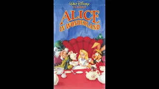 Closing to Alice in Wonderland UK VHS (1992)