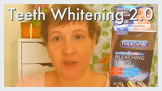 Testing the Rapid White Bleaching Strips Teeth Whitening Kit