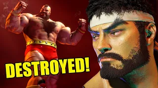 Ryu DESTROYS the Zangief Army