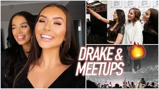 GET READY & SPEND THE DAY/NIGHT WITH US! DRAKE & MEET UPS | Hannah Renée