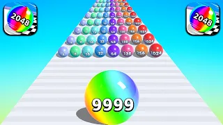 Ball Run 2048, Going Balls, Merger Balls ​- All Levels 343 Gameplay Android,ios New Mobile Games VJU