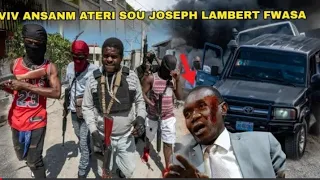 Gwo Dimanche 28 Avril Nèg viv ansanm yo souke peyia 2bal nan tèt Joseph lambert pou trayizon