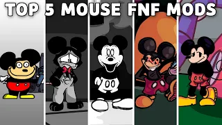 Top 5 Mouse FNF Mods (VS Mickey Mouse, Mokey, Mouse.avi) - Friday Night Funkin'