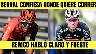 Egan Bernal HABLÓ Y CONFESÓ DONDE QUIERE CORRER / REMCO EVENEPOEL DEJO CLARO MUCHAS COSAS