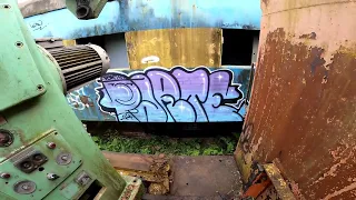 Exploring Abandoned Train to Make Graffiti