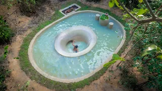 Building the Most Amazing Deep Hole Swimming Pool Park for Entertainment