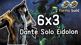 Dante Solo 6x3 Eidolon | No Damage Blessing | Dante Unbound | Warframe