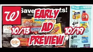 Walgreens EARLY AD Preview // 10-13 to 10-19 // Cheap Paper Products and Body Wash!