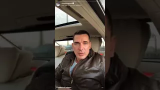 Муж Ксюши Бородиной в прямом эфире Instagram 25-03-2018