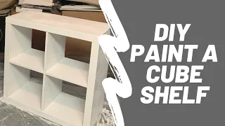 DIY PAINT A CUBE SHELF | Monalisa