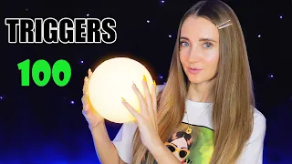 ASMR 100 TRIGGERS in 10 minutes | 100 ТРИГГЕРОВ за 10 МИНУТ Blue Yeti