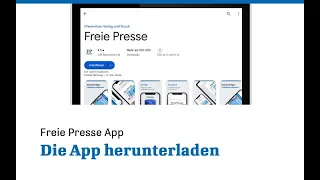 Freie Presse App: Die App herunterladen (1/4)