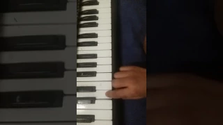 Cesaretin var Mi aska,uzun ince bir yoldayim piano tutorial