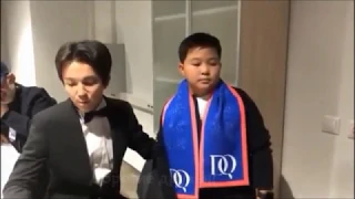 Димаш, Ержан и Андреа Бочелли. 03.11.19/ Dimash, Yerzhan and Andrea Bocelli. 03.11.19.