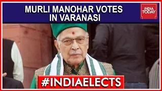 Murli Manohar Joshi Casts Vote In Varanasi; Says Modi Has Voters' Blessings