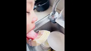 The Child's Tongue Stuck In The Ice Cream  #shorts  #first  #on  #youtube