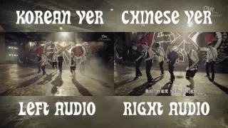 EXO - Growl 2nd Version (Korean Chinese MV Comparison)