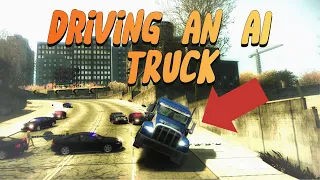 Need for Speed MW 2005 丨Police Pursuit With an AI TRUCK丨