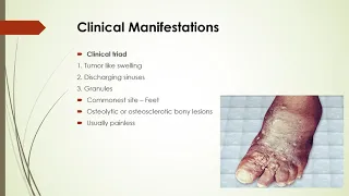 Subcutaneous mycoses - Mr. DMP