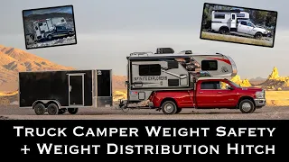 Truck Camper Weight Safety + Weight Distribution Hitch