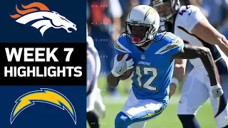 Broncos vs. Chargers | NFL Week 7 Game Highlights