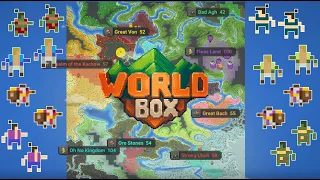8 Kingdoms Go To War On A COLOSSAL Fantasy Map - WorldBox Battle Royale