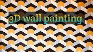 3D wall painting | modern 3D wall painting | 3D wall art | interior design #3dwallpainting #viral