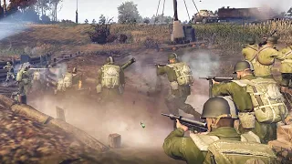 INFANTRY HEAVY BATTLE LEADS TO AMAZING COMEBACK! - Company of Heroes 2 Gameplay